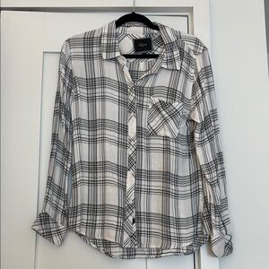 Rails Long Sleeve Plaid Top